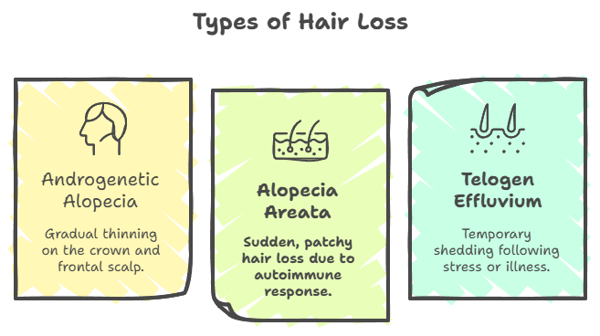 Types of Hair loss 